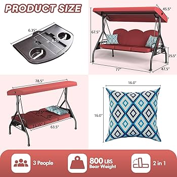 専用WAKE x Setinn Tour Porch 3P Set Amazon.com : ZZW 3 Seat Outdoor Porch Patio Swing with Stand